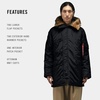 image:imageAlpha Industries N3B Oxford Parka Military Style Winter Jacket WaterResistant Snorkel Hood Coat Heavyweight OuterwearBlack