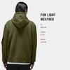 image:imageAlpha Industries Utility Pocket Full Zip Up Hoodie Drawcord Adjustable Hood and Utility Sleeve Pocket Alpha Red RibbonOg107 Green