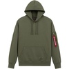image:imageAlpha Industries Utility Pocket Hoodie Adjustable Hood MilitaryInspired Hoodie Jacket for Everyday Wear Exercise CasualOg107 Green