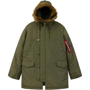 image:imageAlpha Industries N3B Oxford Parka Military Style Winter Jacket WaterResistant Snorkel Hood Coat Heavyweight OuterwearOg107 Green